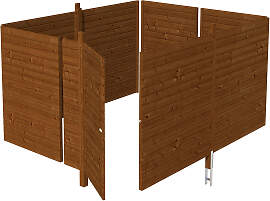 Carport-Geräteraum SKANHOLZ "Abstellraum