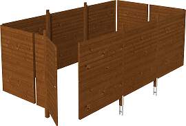 Carport-Geräteraum SKANHOLZ "Abstellraum