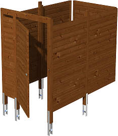 Carport-Geräteraum SKANHOLZ "Abstellraum