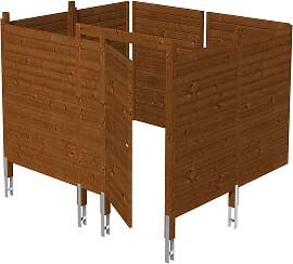 Carport-Geräteraum SKANHOLZ "Abstellraum