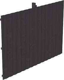 Carport-Rückwand SKANHOLZ, grau (anthrazit),