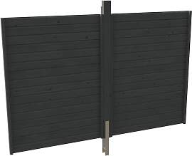 Carport-Rückwand SKANHOLZ, grau (schiefergrau),