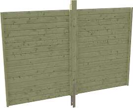 Carport-Rückwand SKANHOLZ, grün, B:291cm