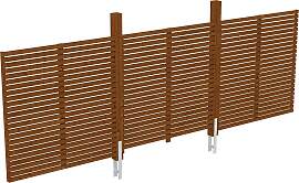 Carport-Rückwand SKANHOLZ "Rhombus",