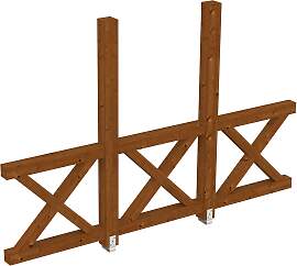 Carport-Seitenwand SKANHOLZ