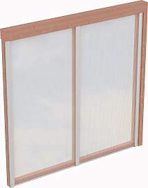 Carport-Seitenwand SKANHOLZ, beige (natur),