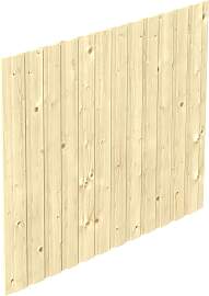 Carport-Seitenwand SKANHOLZ, beige (natur),