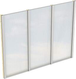 Carport-Seitenwand SKANHOLZ, beige (natur),