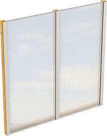 Carport-Seitenwand SKANHOLZ, braun (eiche hell),