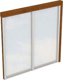 Carport-Seitenwand SKANHOLZ, braun (nussbaum),