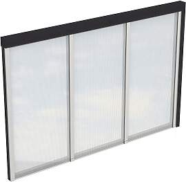 Carport-Seitenwand SKANHOLZ, grau (anthrazit),