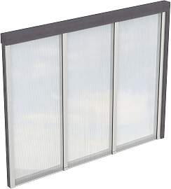 Carport-Seitenwand SKANHOLZ, grau (schiefergrau),