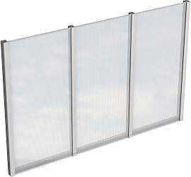 Carport-Seitenwand SKANHOLZ, grau (schiefergrau),