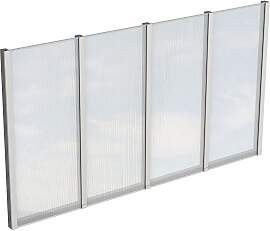 Carport-Seitenwand SKANHOLZ, grau (schiefergrau),