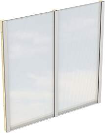 Carport-Seitenwand SKANHOLZ, natur, B:193cm