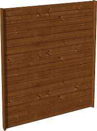 Carport-Seitenwand SKANHOLZ, nussbaum, B:141cm