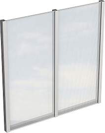 Carport-Seitenwand SKANHOLZ, schiefergrau, B:193cm 