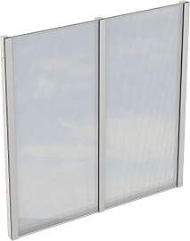 Carport-Seitenwand SKANHOLZ, weiß, B:193cm