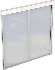 Carport-Seitenwand SKANHOLZ, weiß, B:205cm