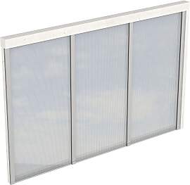 Carport-Seitenwand SKANHOLZ, weiß, B:305cm