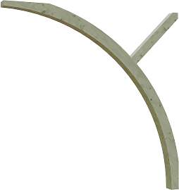 Carport-Stützelement SKANHOLZ, beige (natur),