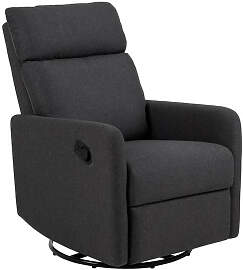 Carryhome Fernsehsessel Lesesessel, Grau, Metall,