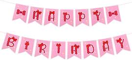 Cartoon Katze Happy Birthday Banner, Vorgebundene