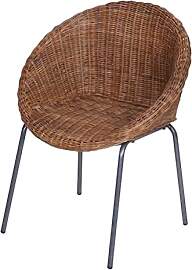 Casa Moro Rattanstuhl CINTRA BRAUN rund
