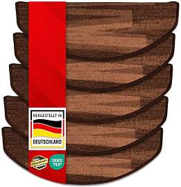 casa pura Stufenmatte selbstklebend halbrund braun 