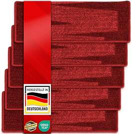 casa pura Stufenmatte selbstklebend rechteckig rot 