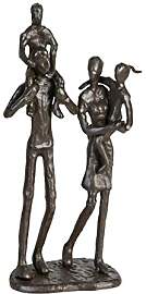 Casablanca Skulptur Family, Deko Figur Braun,