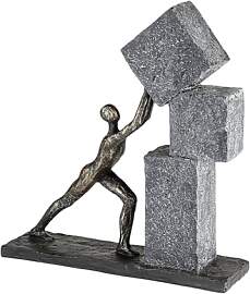 Casablanca Skulptur Stacking, Deko Figur Bronze,