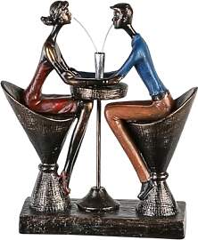 Casablanca Skulptur Table for Two, Deko Figur
