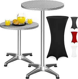 Casaria® 2in1 Stehtisch mit Husse