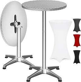 Casaria® 2in1 Stehtisch mit Husse Klappbar
