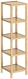 Casaria® Badezimmer Regal Bambus 5 Ablagen