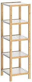 Casaria® Badezimmer Regal Bambus Holz 5 Ablagen