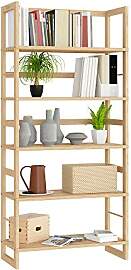 Casaria® Badregal Standregal Holz 5 Böden
