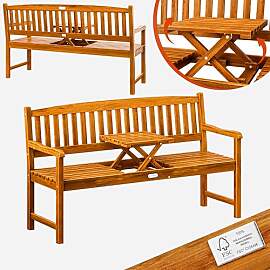 Casaria® Gartenbank Wetterfest Holz