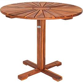 Casaria® Gartentisch Balkontisch Wetterfest Holz