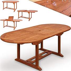 Casaria® Gartentisch Wetterfest