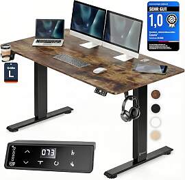 Casaria® Höhenverstellbarer Schreibtisch