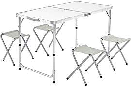 Casaria® Klapptisch Wetterfest Höhenverstellbar