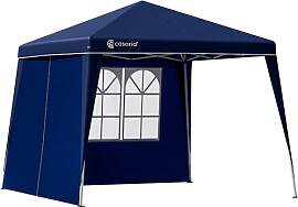CASARIA® Pavillon Pop-Up 3x3m inkl. 2X