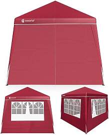 CASARIA® Pavillon Pop-Up 3x3m inkl. 4X