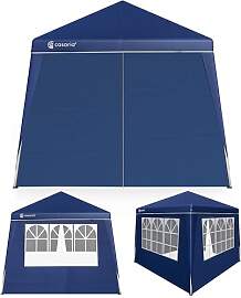 CASARIA® Pavillon Pop-Up 3x3m inkl. 4X
