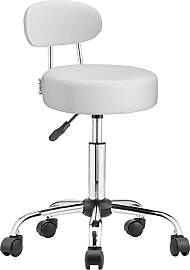 Casaria® Rollhocker mit Lehne Höhenverstellbar