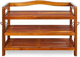 Casaria® Schuhregal mit 3 Ebenen 85x26x62cm