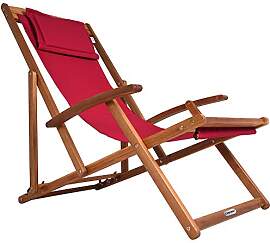 Casaria® Sonnenliege Holz Wetterfest Klappbar