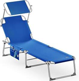 Casaria® Sonnenliege Klappbar Wetterfest Alu